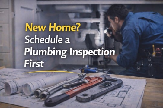 New Home? Schedule a Plumbing Inspection First
